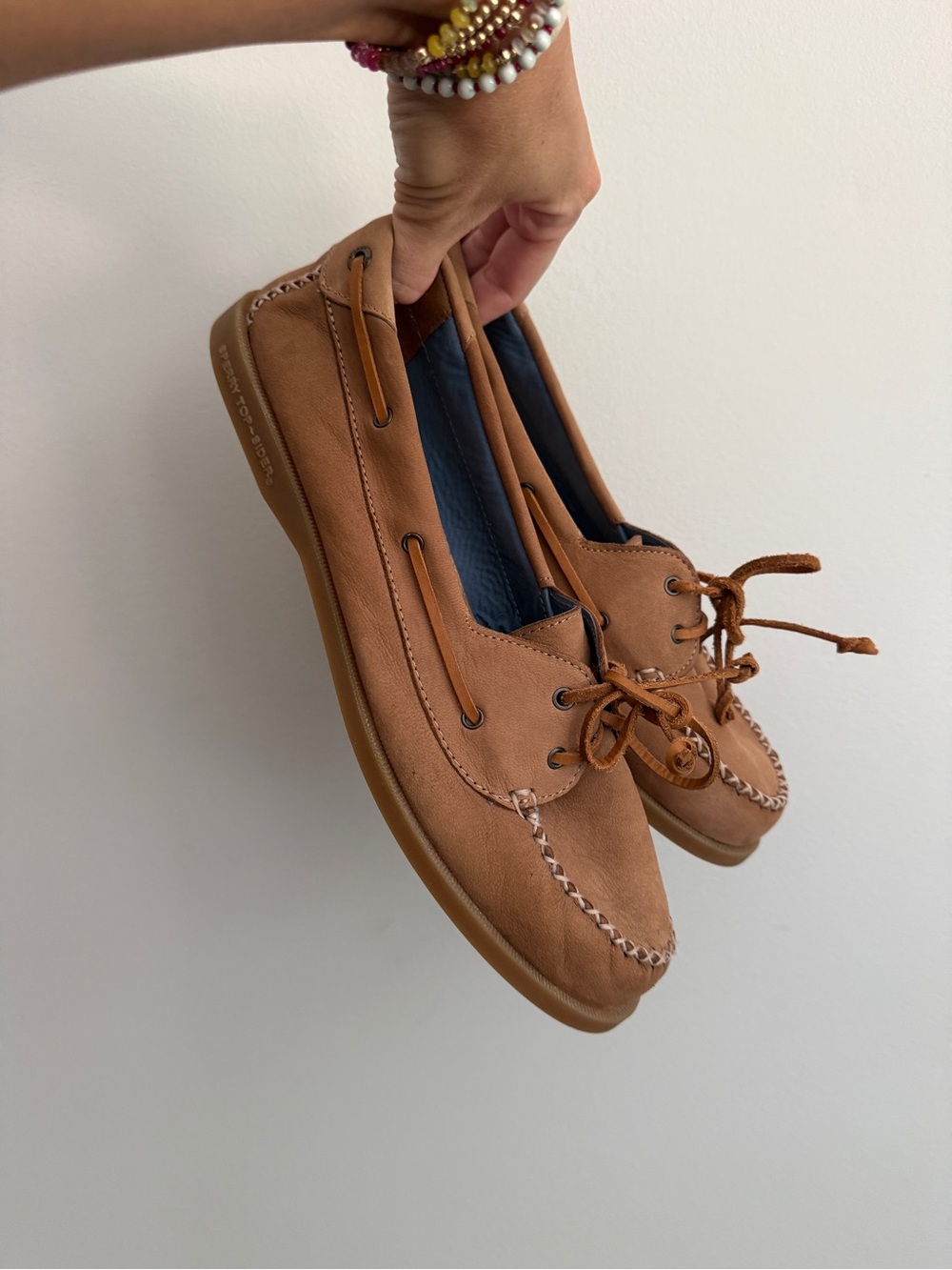 NWOB Sperry Top-Sider Genuine Leather Boat Shoes - Picture 2 of 5
